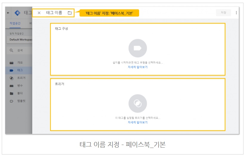 구글 태그관리자를 통해 페이스북 기본/이벤트 픽셀 설치하기 image