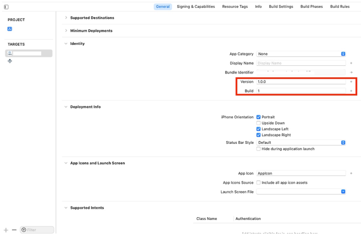 앱 Archive 및 TestFlight 구성 image