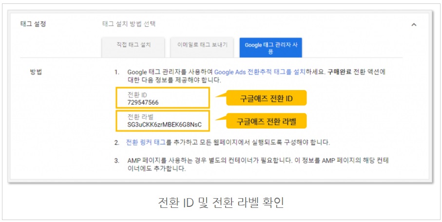 구글 태그관리자를 통해 구글애즈 태그 설치하기 image
