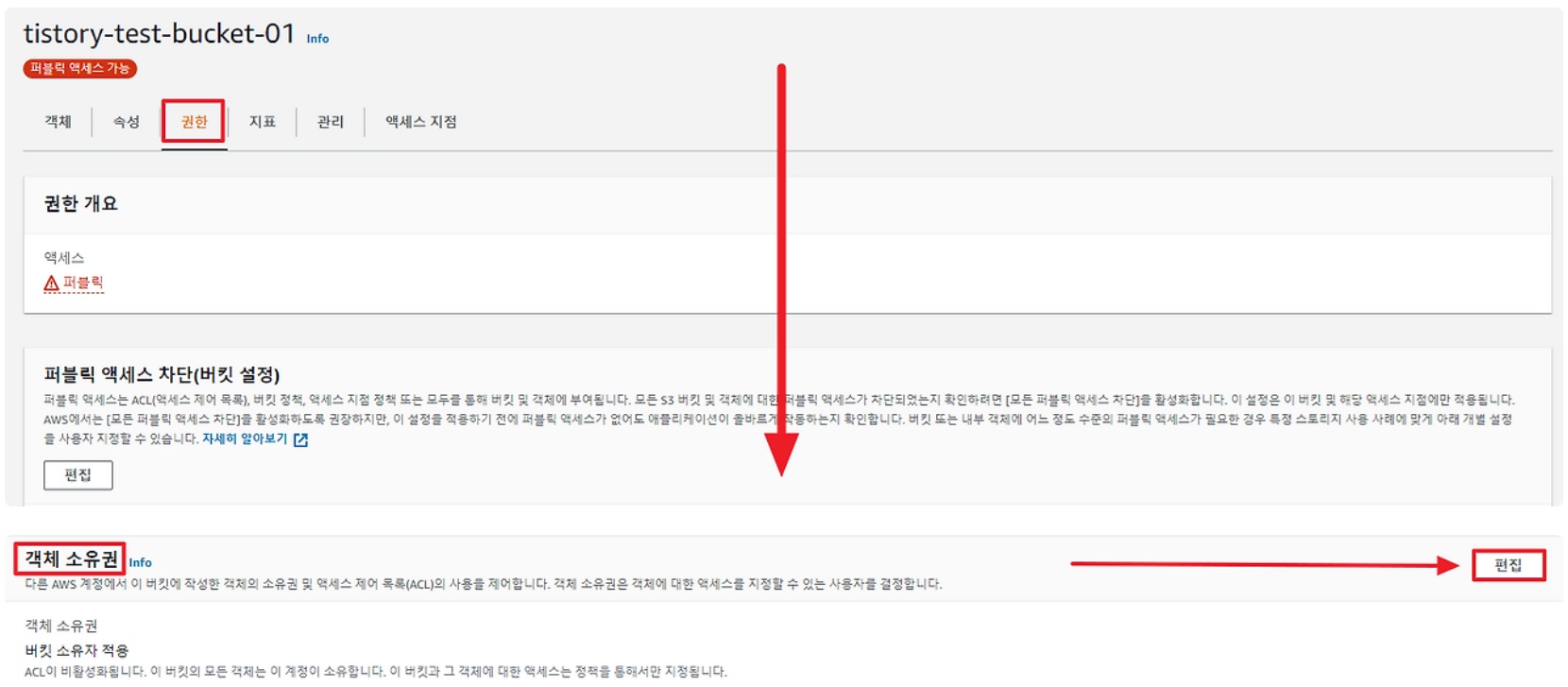 [AWS] 📚 S3 개념 & 버킷 · 권한 설정 방법 image