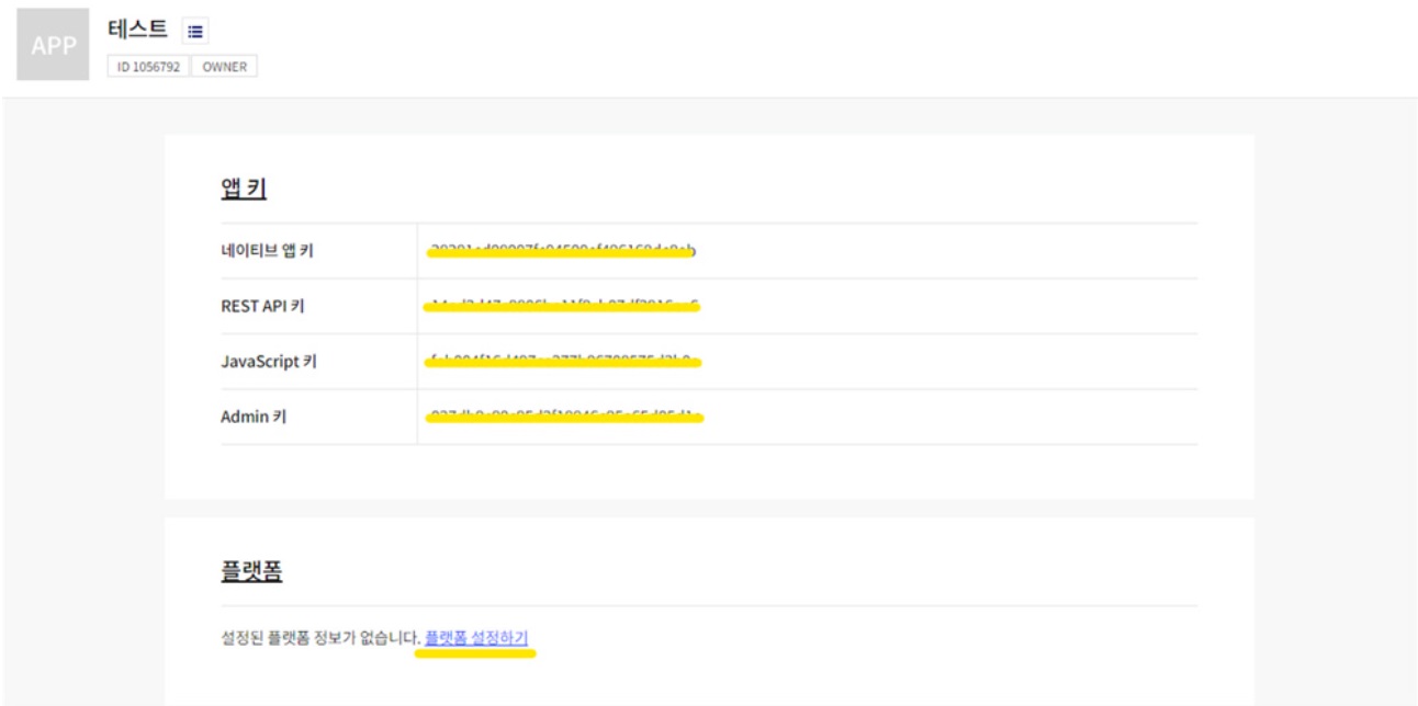 카카오 지도 API key 발급 방법 (Kakao Map API) image