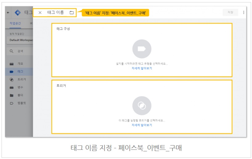 구글 태그관리자를 통해 페이스북 기본/이벤트 픽셀 설치하기 image